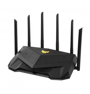 Wireless Router | ASUS | Wireless Router | 6000 Mbps | Mesh | Wi-Fi 5 | Wi-Fi 6 | IEEE 802.11a | IEEE 802.11b | IEEE 802.11g | IEEE 802.11n | USB 3.2 | 4x10/100/1000M | 1x2.5GbE | LAN \ WAN ports 1 | Number of antennas 6 | TUFGAMINGAX6000