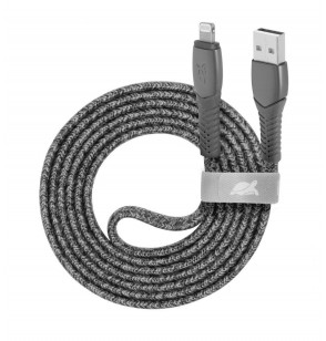 CABLE USB-A TO LIGHTNING 1.2M/GREY PS6108 RIVACASE