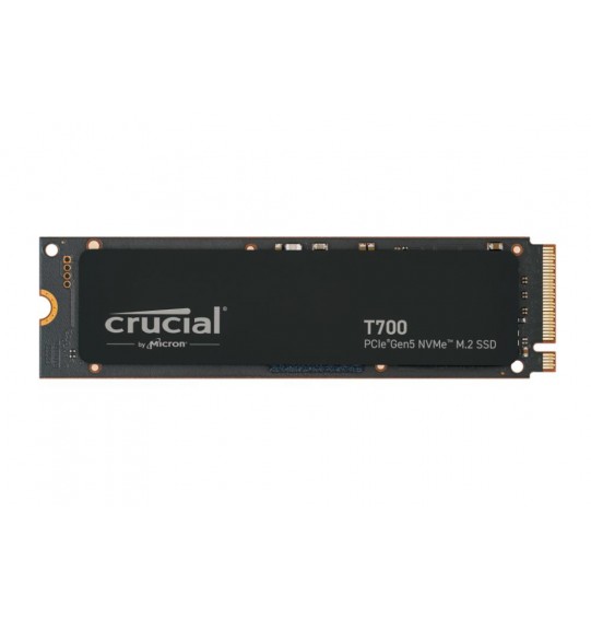 SSD | CRUCIAL | T700 | 4TB | M.2 | PCIE | NVMe | TLC | Write speed 11800 MBytes/sec | Read speed 12400 MBytes/sec | TBW 2400 TB | CT4000T700SSD3