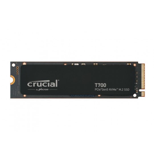 SSD | CRUCIAL | T700 | 2TB | M.2 | PCIE | NVMe | TLC | Write speed 11800 MBytes/sec | Read speed 12400 MBytes/sec | TBW 1200 TB | CT2000T700SSD3