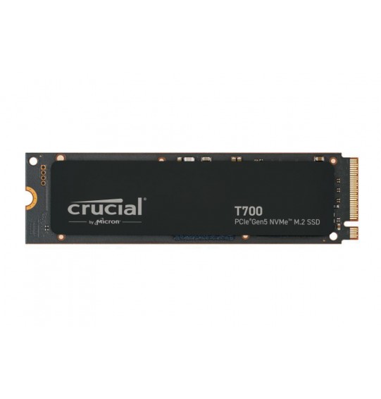 SSD | CRUCIAL | T700 | 1TB | M.2 | PCIE | NVMe | TLC | Write speed 9500 MBytes/sec | Read speed 11700 MBytes/sec | TBW 600 TB | CT1000T700SSD3