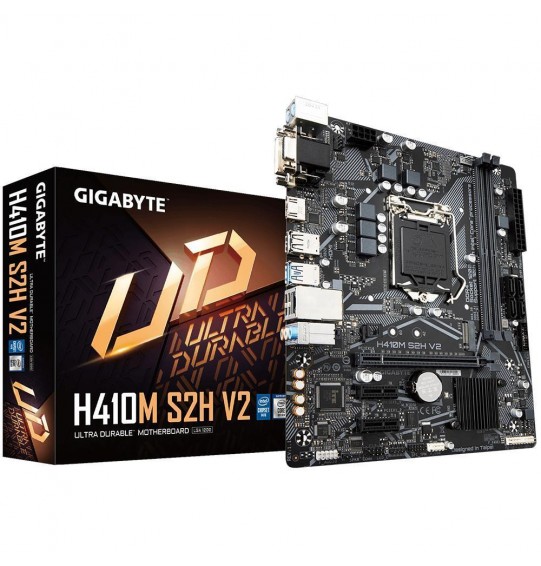 Mainboard | GIGABYTE | Intel H470 Express | LGA1200 | Micro-ATX | Memory DDR4 | Memory slots 2 | 2xPCI-Express 3.0 1x | 1xPCI-Express 3.0 16x | 1xM.2 | 1x15pin D-sub | 1xDVI-D | 1xHDMI | 2xAudio-In | 1xAudio-Out | 4xUSB 2.0 | 2xUSB 3.2 | 2xPS/2 | 1xRJ45 |