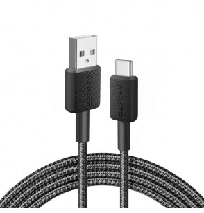 CABLE USB-A TO USB-C 0.9M/322 BLACK A81H5G11 ANKER