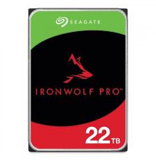 HDD | SEAGATE | IronWolf Pro | 22TB | SATA | 512 MB | 7200 rpm | Discs/Heads 10/20 | 3,5" | ST22000NT001