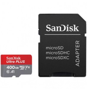 MEMORY MICRO SDXC 400GB UHS-I/W/A SDSQUAR-400G-GN6MA SANDISK