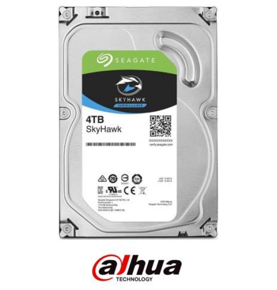 HDD | SEAGATE | SkyHawk | 4TB | SATA 3.0 | 256 MB | 5900 rpm | 3,5" | ST4000VX016