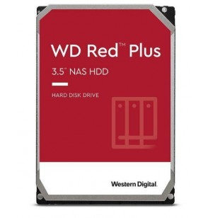 HDD | WESTERN DIGITAL | Red Plus | 2TB | SATA | 64 MB | 5400 rpm | 3,5" | WD20EFPX