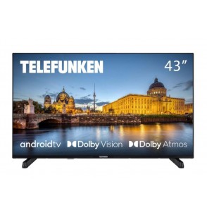 TV Set | TELEFUNKEN | 43" | 4K/Smart | 3840x2160 | Wireless LAN | Bluetooth | Android TV | 43UAG8030