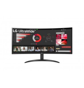 LCD Monitor | LG | 34WR50QC-B | 34" | Curved/21 : 9 | Panel VA | 3440x1440 | 21:9 | 100Hz | Matte | 5 ms | Tilt | Colour Black | 34WR50QC-B