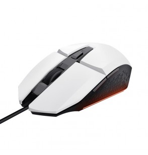 MOUSE USB OPTICAL GAMING WHITE/GXT 109W FELOX 25066 TRUST
