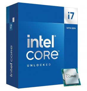 CPU | INTEL | Desktop | Core i7 | i7-14700KF | Raptor Lake | 3400 MHz | Cores 20 | 33MB | Socket LGA1700 | 125 Watts | BOX | BX8071514700KFSRN3Y