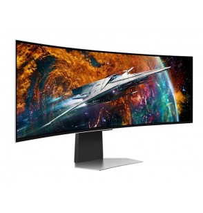 Monitor | SAMSUNG | Odyssey G9 G95SC | 49" | Gaming/Smart/Curved | Panel OLED | 5120x1440 | 32:9 | 240Hz | 0.03 ms | Speakers | Height adjustable | Tilt | Colour Silver | LS49CG950SUXDU