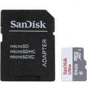MEMORY MICRO SDXC 64GB UHS-I/W/A SDSQUNR-064G-GN6TA SANDISK