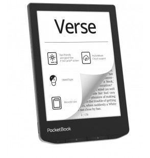 E-Reader | POCKETBOOK | Verse | 6" | 1024x758 | 1xUSB-C | Micro SD | Wireless LAN | Grey | PB629-M-WW