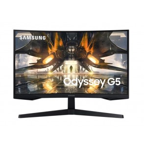 LCD Monitor | SAMSUNG | Odyssey G5 G55A | 27" | Gaming/Curved | Panel VA | 2560x1440 | 16:9 | 165Hz | 1 ms | Tilt | Colour Black | LS27AG550EPXEN