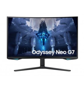 LCD Monitor | SAMSUNG | Odyssey Neo G7 | 32" | Gaming/4K/Curved | Panel VA | 3840x2160 | 16:9 | 165Hz | 1 ms | Swivel | Pivot | Height adjustable | Tilt | Colour Black | LS32BG750NPXEN