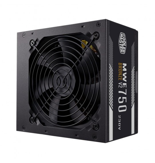 Power Supply | COOLER MASTER | 750 Watts | Efficiency 80 PLUS BRONZE | PFC Active | MTBF 100000 hours | MPE-7501-ACABW-BEU