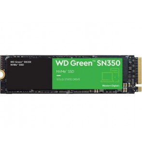 SSD | WESTERN DIGITAL | Green SN350 | 500GB | M.2 | PCIe Gen3 | NVMe | TLC | Write speed 1500 MBytes/sec | Read speed 2400 MBytes/sec | 2.38mm | TBW 60 TB | MTBF 1000000 hours | WDS500G2G0C