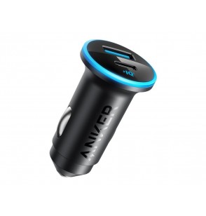 MOBILE CHARGER CAR POWERDRIVE/2 BLACK+BLUE A2735G11 ANKER