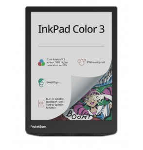 E-Reader | POCKETBOOK | InkPad Color 3 | 7.8" | 1872x1404 | 1xUSB-C | Wireless LAN | Bluetooth | PB743K3-1-WW