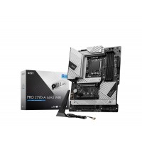 Mainboard | MSI | Intel Z790 | LGA1700 | ATX | Memory DDR5 | Memory slots 4 | 1xPCI-Express 1x | 3xPCI-Express 16x | 4xM.2 | 1xHDMI | 1xDisplayPort | 1xUSB 2.0 | 5xUSB 3.2 | 1xUSB-C | 1xOptical S/PDIF | 1xRJ45 | 5xAudio port | PROZ790-AMAXWIFI
