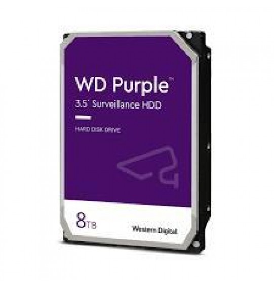 HDD | WESTERN DIGITAL | Purple | 8TB | SATA 3.0 | 256 MB | 5640 rpm | 3,5" | WD85PURZ