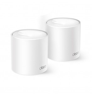 Wireless Router | TP-LINK | Wireless Router | 1500 Mbps | Mesh | Wi-Fi 6 | 1x10/100/1000M | 1x2.5GbE | DHCP | DECOX10(2-PACK)