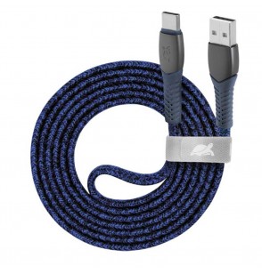CABLE USB-C TO USB2.0 1.2M/BLUE PS6102 BL12 RIVACASE