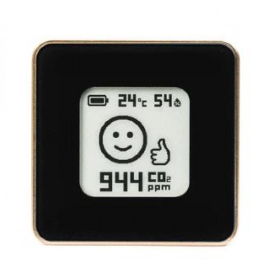 SMART HOME AIR QUALITY SENSOR/GOLD/BLACK AIRV-ELEG AIRVALENT