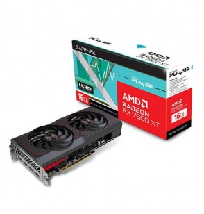Graphics Card | SAPPHIRE | AMD Radeon RX 7600 XT | 16 GB | GDDR6 | 128 bit | PCIE 4.0 8x | Dual Slot Fansink | 2xHDMI | 2xDisplayPort | 11339-04-20G