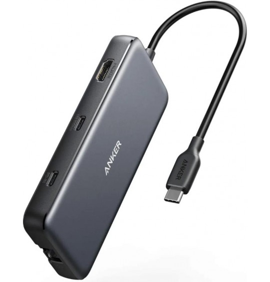 I/O HUB USB-C 8-IN-1/GRAY A83830A2 ANKER