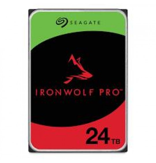 HDD | SEAGATE | IronWolf Pro | 24TB | SATA | 512 MB | 7200 rpm | Discs/Heads 10/20 | 3,5" | ST24000NT002