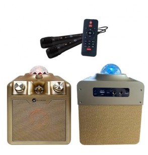 Portable Speaker | N-GEAR | DISCO STAR 710G | Gold | Wireless | Bluetooth | DISCOSTAR710G