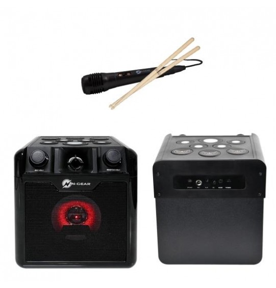 Portable Speaker | N-GEAR | DRUM BLOCK 420 | Black | Wireless | Bluetooth | DRUMBLOCK420