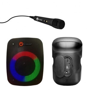 Portable Speaker | N-GEAR | LETS GO PARTY LGP4 STUDIO | Black | Waterproof/Wireless | Bluetooth | LGP4STUDIO