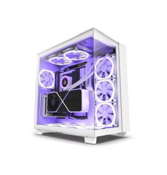 Case | NZXT | H9 Elite | MidiTower | Case product features Transparent panel | Not included | ATX | MicroATX | MiniITX | Colour White | CM-H91EW-01