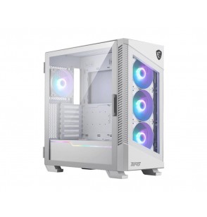 Case | MSI | MPG VELOX 100R WHITE | MidiTower | Case product features Transparent panel | Not included | Colour White | MPGVELOX100RWHITE