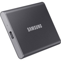 External SSD | SAMSUNG | T7 | 4TB | USB 3.2 | Write speed 1000 MBytes/sec | Read speed 1050 MBytes/sec | MU-PC4T0T/WW