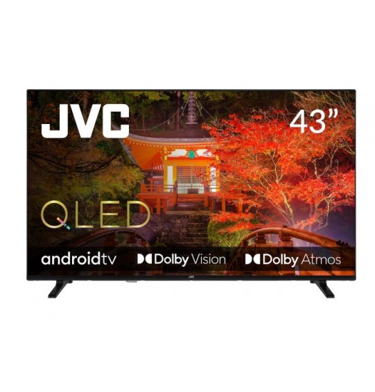 TV Set | JVC | 43" | 4K/Smart | QLED | 3840x2160 | Wireless LAN | Bluetooth | Android TV | LT-43VAQ330P