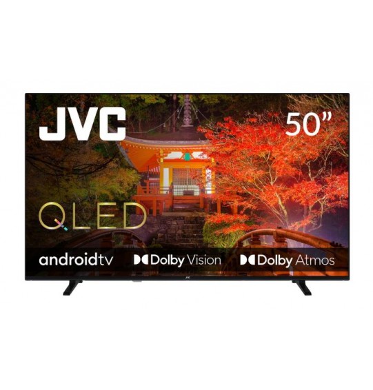 TV Set | JVC | 50" | 4K/Smart | QLED | 3840x2160 | Wireless LAN | Bluetooth | Android TV | LT-50VAQ330P