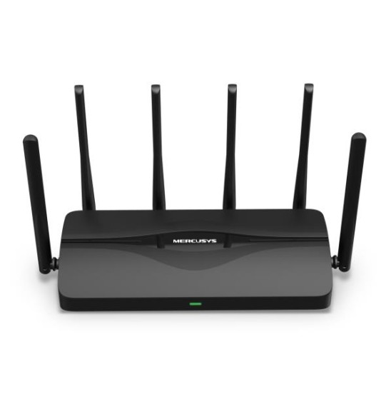 Wireless Router | MERCUSYS | Router | IEEE 802.11a/b/g | IEEE 802.11n | IEEE 802.11ac | IEEE 802.11ax | 3x2.5GbE | LAN \ WAN ports 1 | Number of antennas 6 | MR47BE