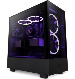 Case | NZXT | H5 ELITE | MidiTower | Case product features Transparent panel | Not included | ATX | MicroATX | MiniITX | Colour Black | CC-H51EB-01