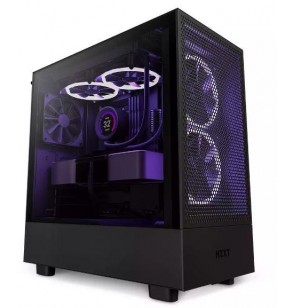 Case | NZXT | H5 Flow RGB | MidiTower | Case product features Transparent panel | Not included | Colour Black | CC-H51FB-R1