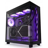 Case | NZXT | H6 Flow RGB | MidiTower | Case product features Transparent panel | Not included | ATX | MicroATX | MiniITX | Colour Black | CC-H61FB-R1
