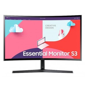 LCD Monitor | SAMSUNG | LS24C366EAUXEN | 24" | Curved | Panel VA | 1920x1080 | 16:9 | 75Hz | 4 ms | Colour Black | LS24C366EAUXEN