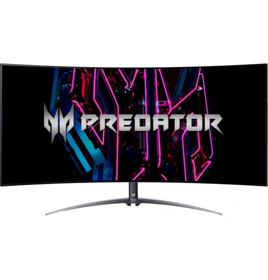 LCD Monitor | ACER | X45BMIIPHUZX | 44.5" | Gaming/Curved/21 : 9 | Panel OLED | 3440x1440 | 21:9 | 240 Hz | Matte | 0.1 ms | Speakers | Swivel | Tilt | Colour Black | UM.MXXEE.001