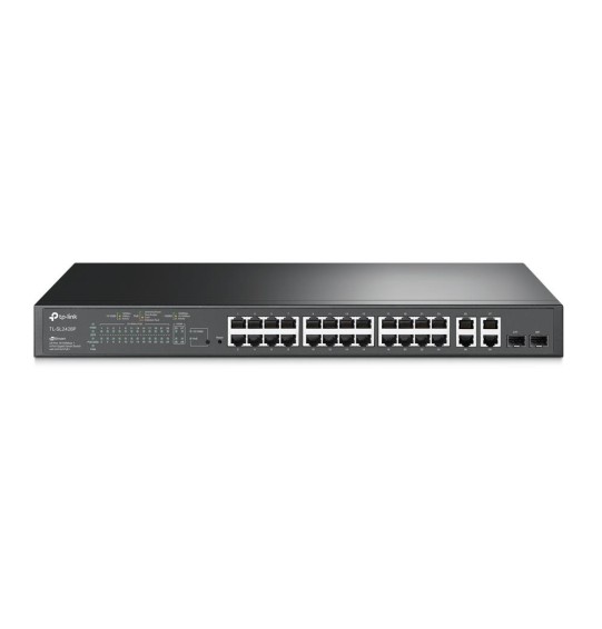 Switch | TP-LINK | SL2428P | Rack | PoE+ ports 24 | 250 Watts | SL2428P