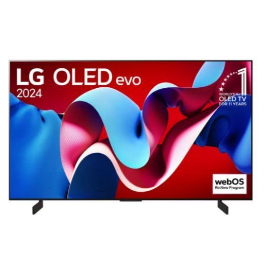 TV Set | LG | 42" | OLED/4K/Smart | 3840x2160 | Wireless LAN | Bluetooth | webOS | Black | OLED42C42LA