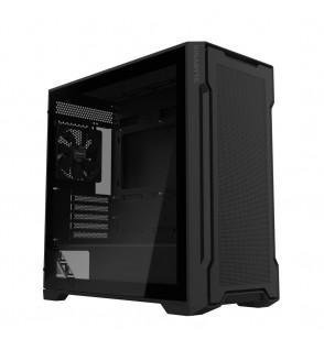 Case | GIGABYTE | GB-C102G | MidiTower | Case product features Transparent panel | Not included | MicroATX | MiniITX | Colour Black | GB-C102G