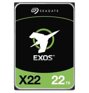 HDD | SEAGATE | Exos X22 | 22TB | SATA | 512 MB | 7200 rpm | Discs/Heads 10/20 | ST22000NM002E